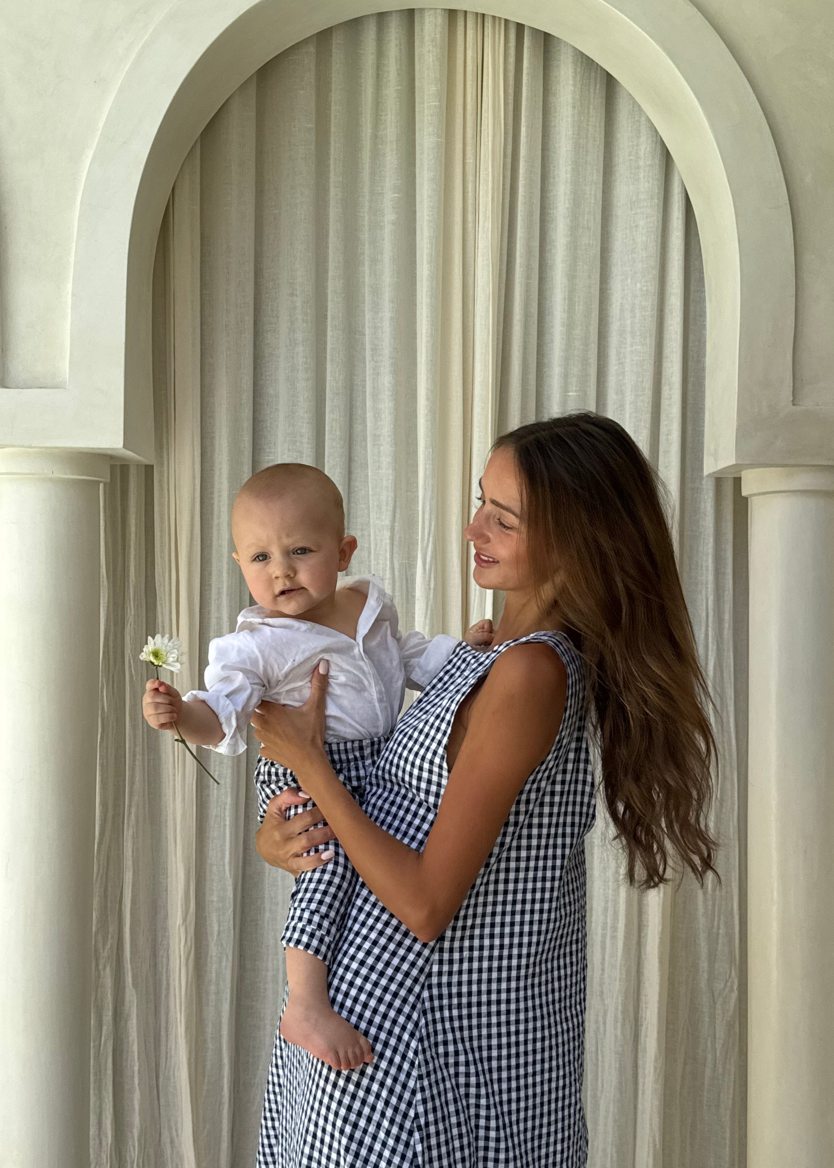 Mom & Son matching preppy outfits for Easter and Mother's Day