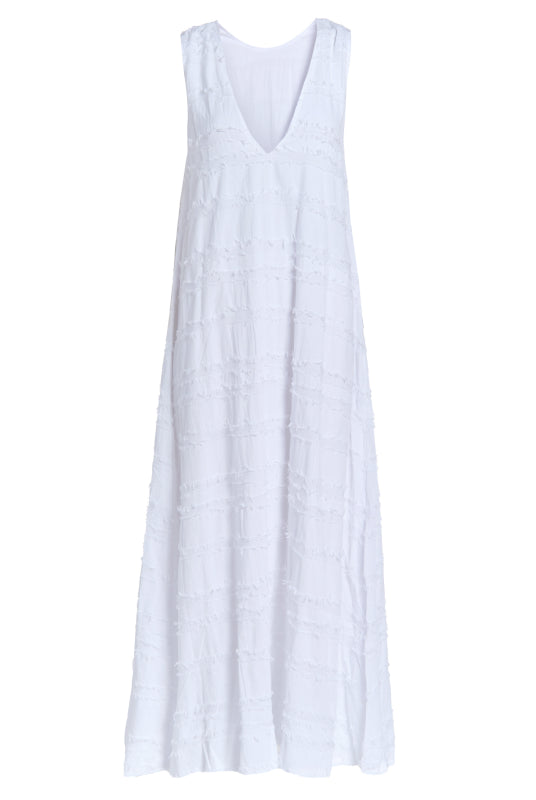Gili Dress, reversible maxi dress, white summer dress, beach cover-up, summer dress, long white dress, cotton maxi, versatile dress, stylish beach dress, chic city dress, oversized fit, lightweight dress, summer 2025 fashion, beach vacation dress, elegant summer dress