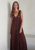 Couper x Puka gili exclusive dark brown cover up for the beach 