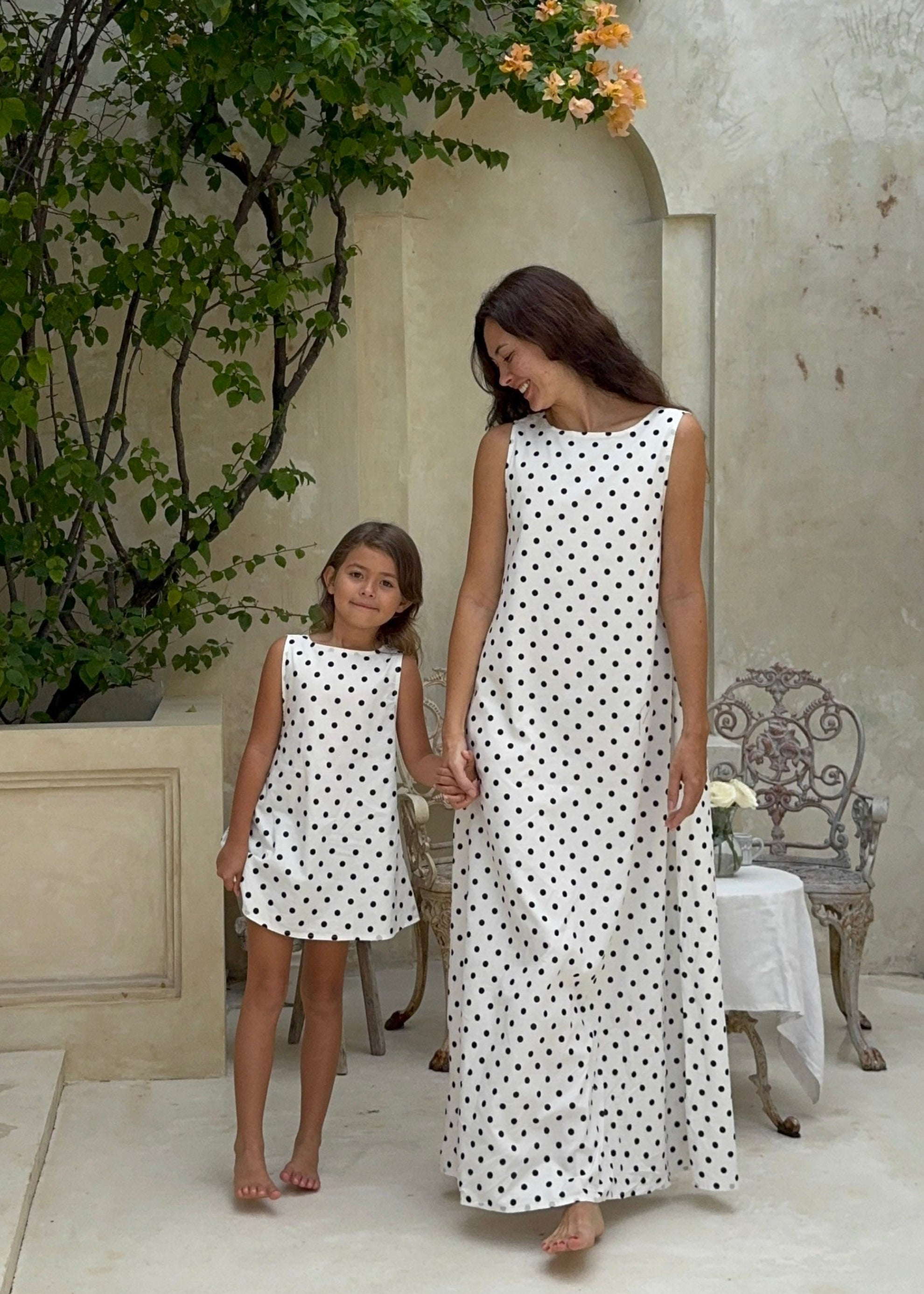 Little Gili Polka Dot Kids Dress | Mommy & Me Matching Girls Cotton Dress for Easter & Spring 2026