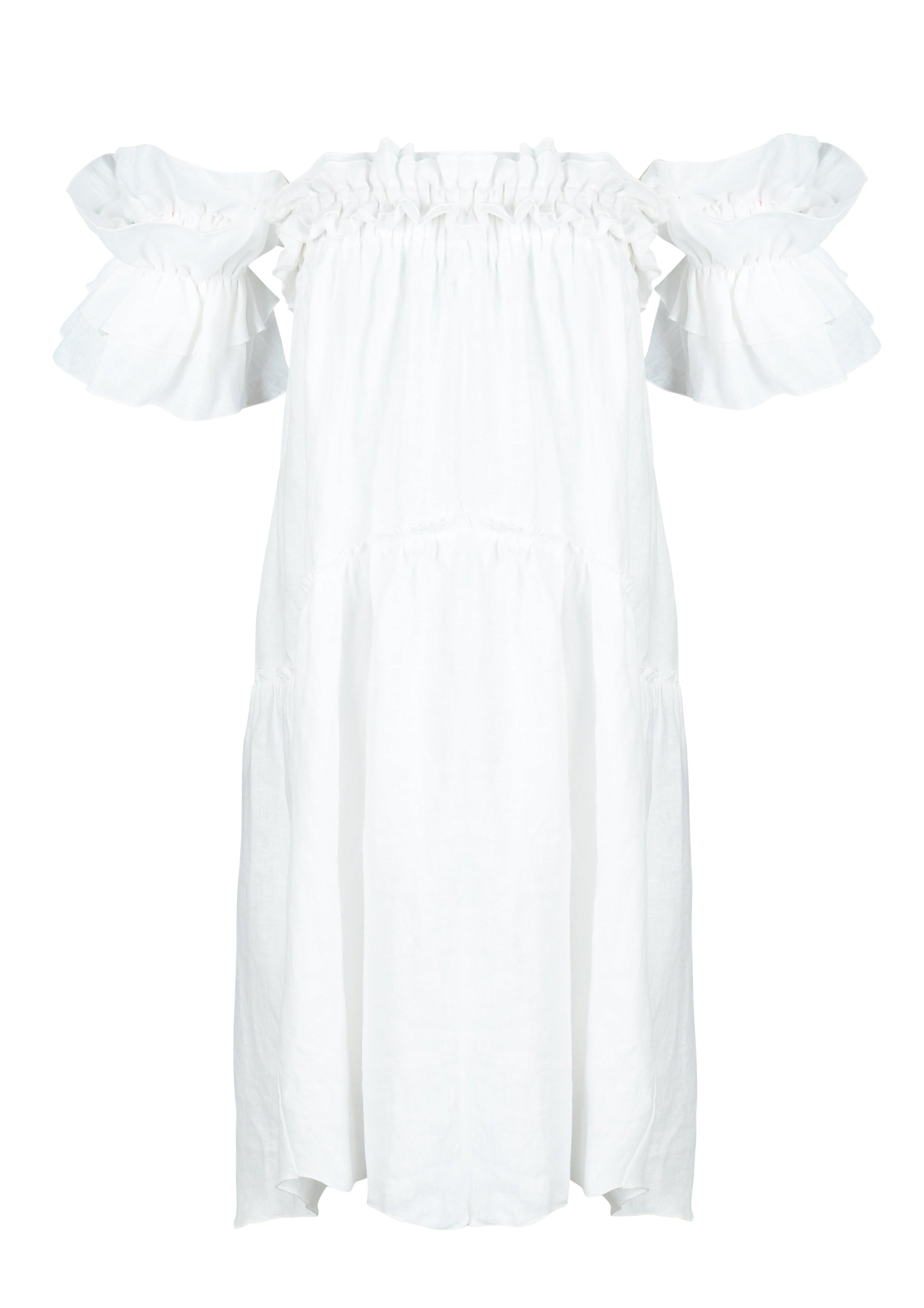 White Blooms Dress